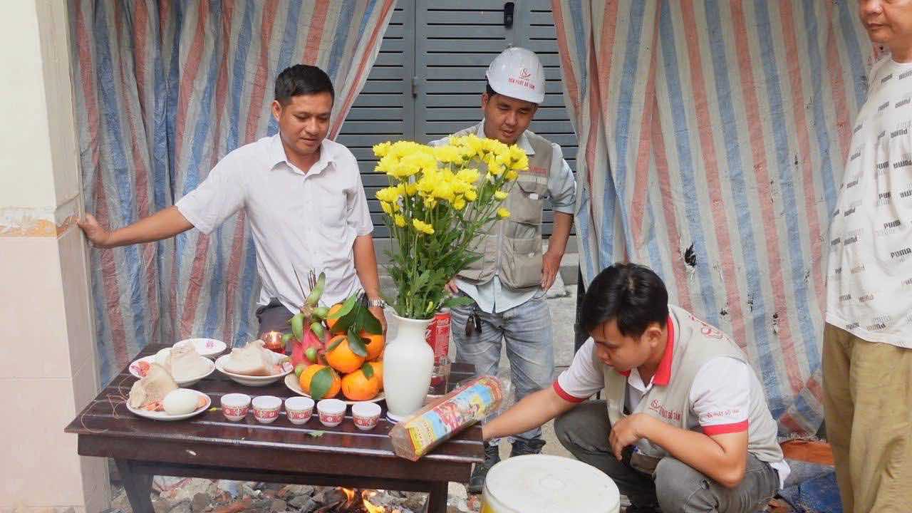 khởi công công trình chú Thành