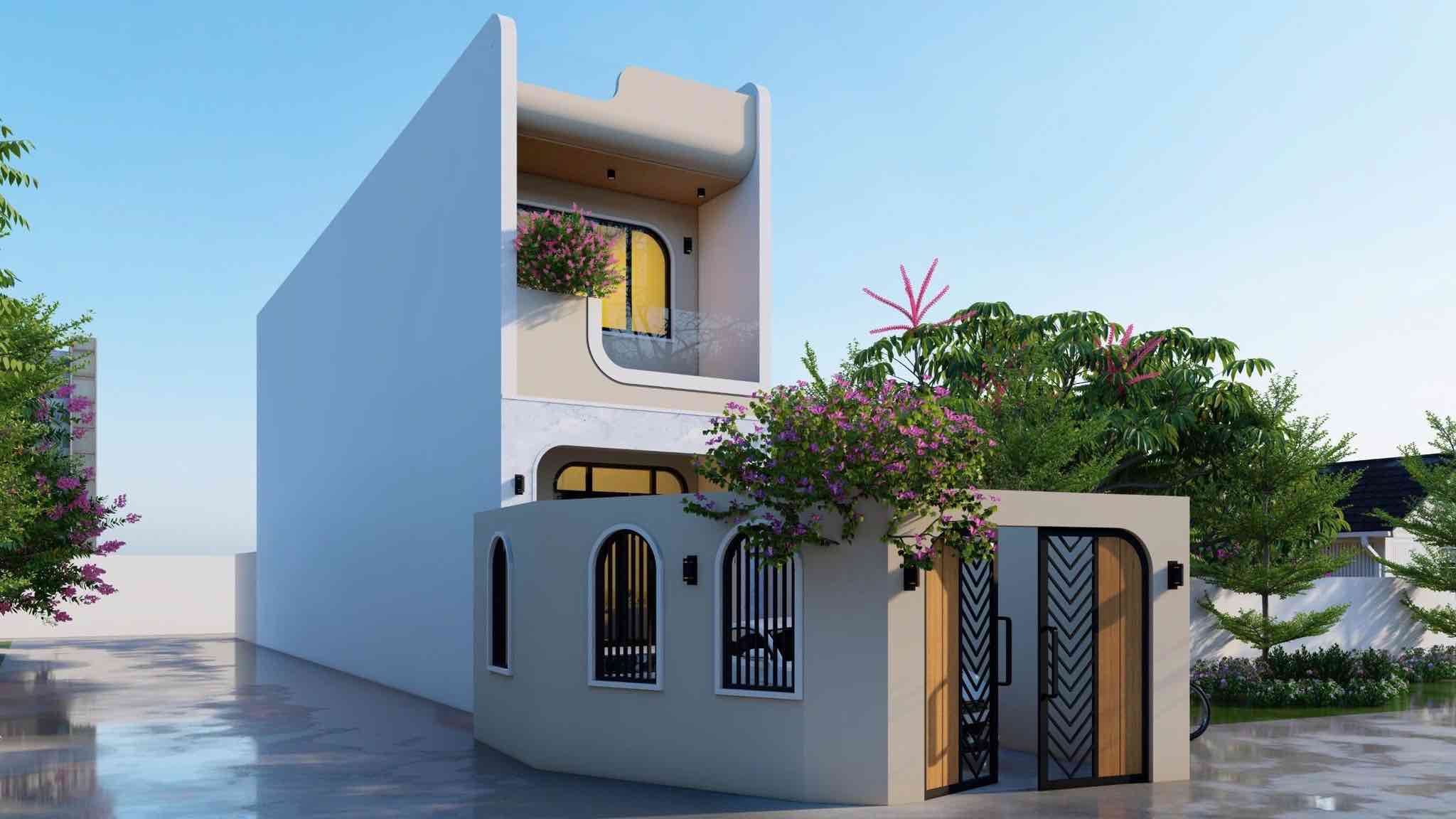 bản vẽ 3D nhà chú Liêm - Bình Chánh