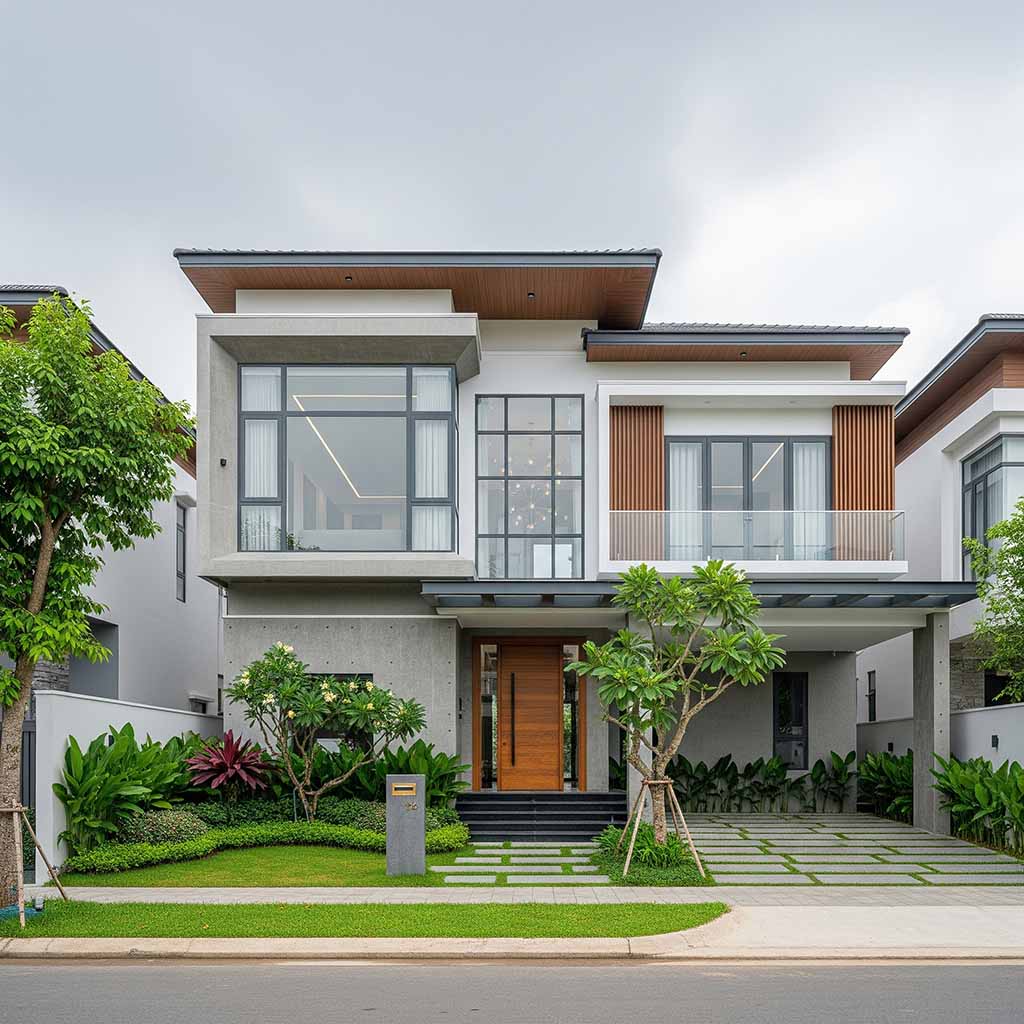mẫu nhà 2 tầng đẹp