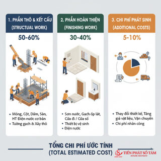 cách tính chi phí xây nhà