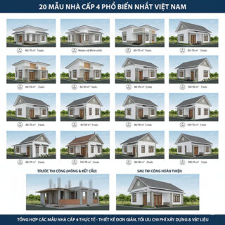 mẫu nhà cấp 4 đẹp