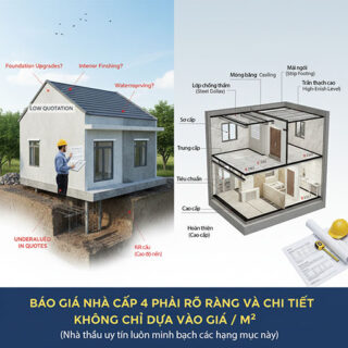 báo giá xây nhà trọn gói
