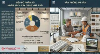 dự toán xây nhà từ A - Z