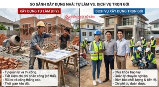 tự xây nhà hay thuê trọn gói