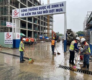xây nhà mùa mưa