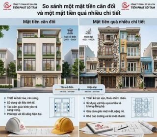 nhà phố hiện đại hay tân cổ điển