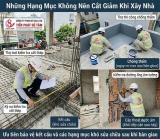 những hạng mục cắt giảm không làm ảnh hưởng chất lượng